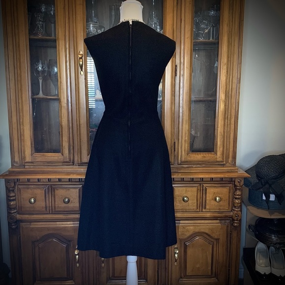 1960s A-Line Day Dress, SZ M - Picture 4 of 6